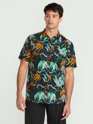 Men's Brainmelter Floral Short Sleeve Shirt