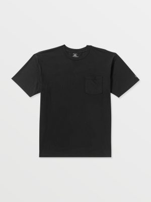 Men's Solid Short Sleeve Pocket Tee