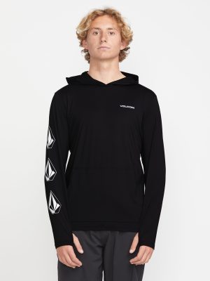 Men's Largee Iconic Hood Long Sleeve Rashguard